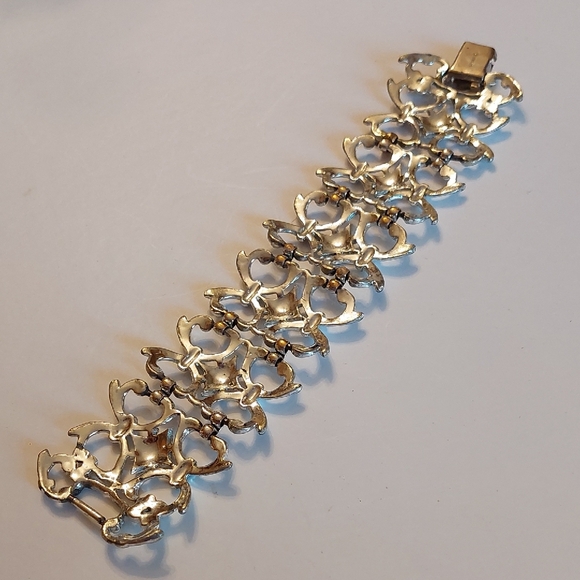 SELINI Book Chain Link Retroglam Silvertone Vintage Bracelet GVC - Picture 3 of 16
